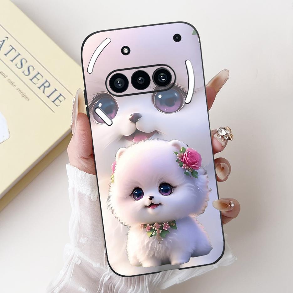 Per Custodia Nothing Phone 3A A059 Copertura Lussuosa Verniciata Candy Custodia Morbida in Silicone Per Nothing Phone 3A Pro A059P Phone3A Custodie
