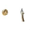 Aesthetic Yarn Ball Sculpture Ornament Ceramic Figurine for Friends Countertop Entrance Living Room