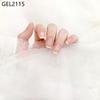 Custom Logo Semi Cured Gel Nail Sticker Waterproof Full Cover Gel Nail Wraps