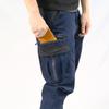 BLACK KITE Slim Fit Cargo Size LL [CO-COS] RKN-6983 [ROCKEN TOKYO] Pants, Indigo,