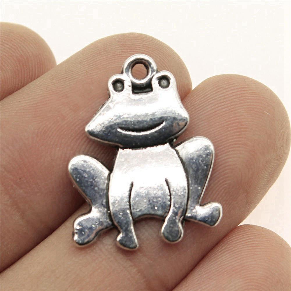 

Жаба комаха талісмани кулон жіночі ювелірні вироби нові прикраси A25-5pcs-24x18mm