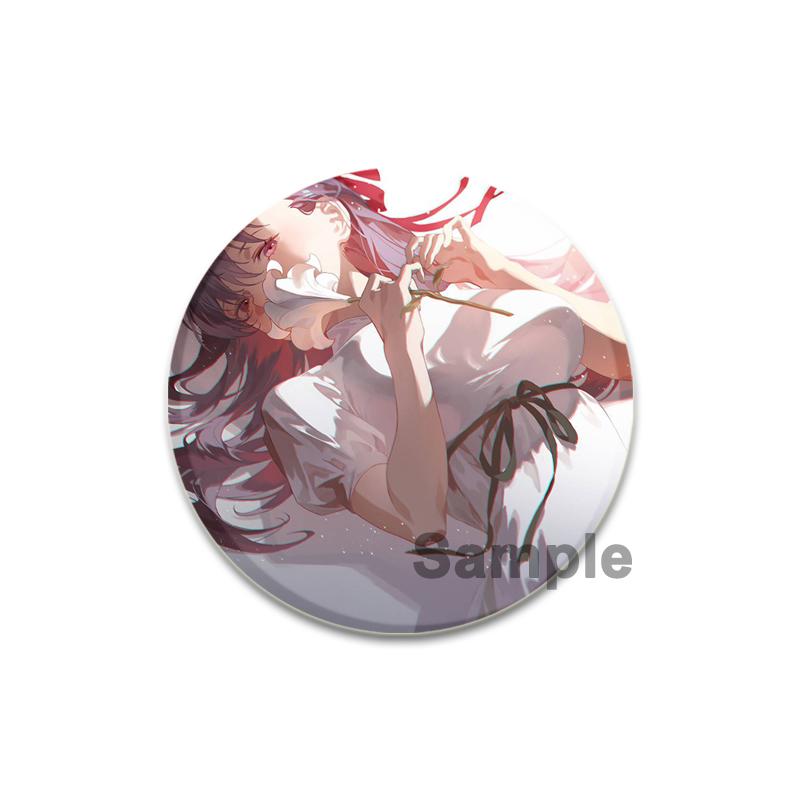 Anime Game Nu: Fate/Grand Order Brooch Pin Cartoon Figure Fujimaru Ritsuka Altria Caster Badge Button Pin Souvenir Toy Fans Gift