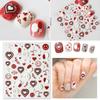 Turkalla 5D Nail Set of Lace Flower Etched and 3D Nail Gel Easy To DIY Flower Art Nail Nail Floral Pattern Stickers, 6, Stickers, Transparent, Effect,