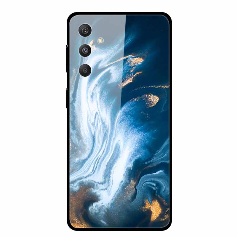 For Samsung Galaxy M54 M34 M14 Case Luxury Tempered Glass Back Cover Hard Case Samsung Galaxy M 54 Capa Fundas Coque Colorful