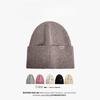 Rabbit Fur Hat for Women In Autumn and Winter Versatile Plush Knitted Woolen Hat Large Head Circumference Warm Ear Protection Head Covering Cold Hat
