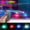 1 para samochodów Led Lights H1 H3 880 881 5050 12smd Rgb kolorowe światła przeciwmgielne do jazdy reflektory z pilotem