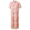 Elegant Plus Size Floral New Chinese Style Maxi Dress