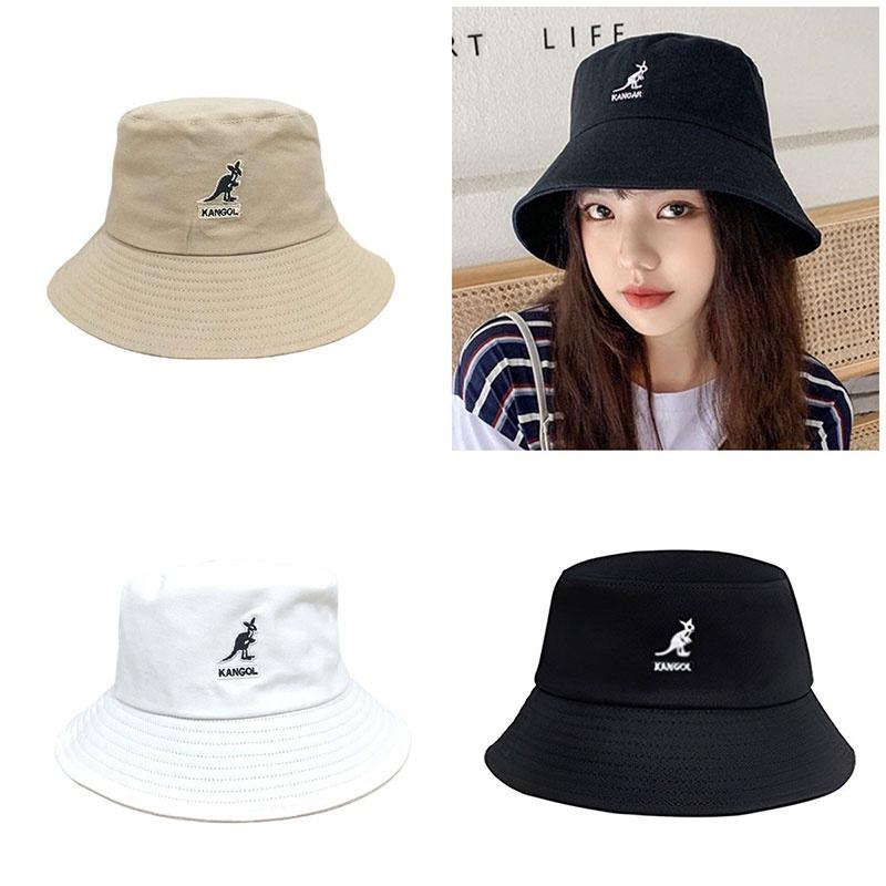Klassischer Kangol Bermuda Gewaschener Fischerhut Herren Damen Baumwolle Flaches Oberteil Modische Kopfbedeckung