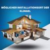 Waterproof Wireless Outdoor Doorbell with 1 Receiver, 200M Range, IP65 Waterproof Chime, 51 Melodies and 5 Volume Levels, Blue LED Indicator, for Home