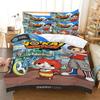 Cartoon Yo-Kai Watch Duvet Cover Bedding Set  Adult Boy Girl Bedroom Decoration Children Gift Single Double Size