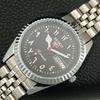 REFURBISHED SEIKO 5 AUTOMATIC 6309A VINTAGE JAPAN MENS BLACK WATCH A442493-4