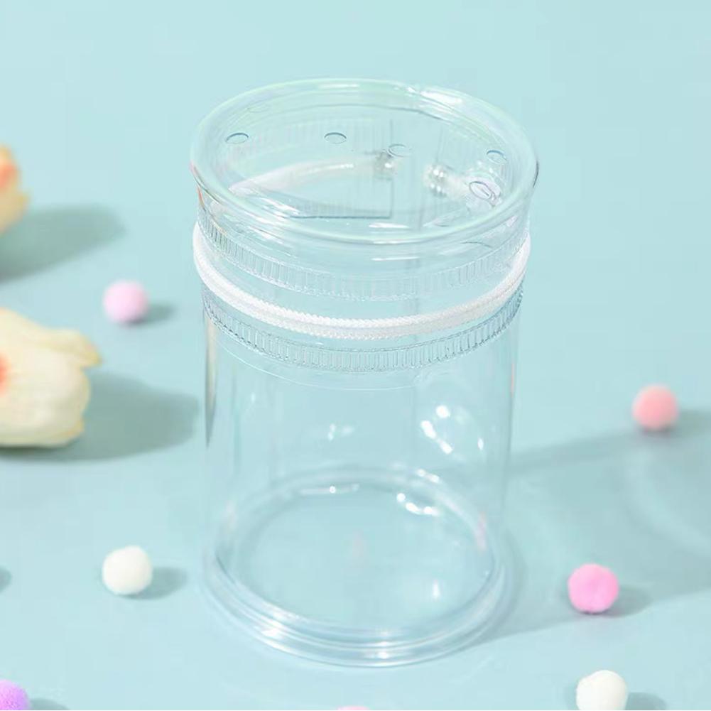 Creative Thicken Transparent Bag for Doll Display Storage Bag Mystery Doll Protection Case Mystery Toy Storage Boxes for Doll Toy Zipper Pouch