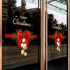 Christmas Wallpaper Glass Stickers New Year Window Decoration Painting Ball Stickers Christmas Atmosphere Bow Wall Stickers