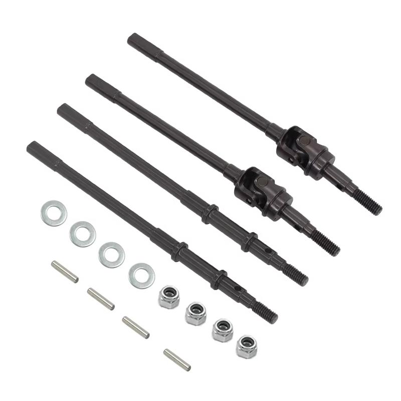 CVD Drive Shaft Dogbone Heavy Duty Universal AR44 Axle Front and Rear for RC 1/10 Axial SCX10-II 90046 90047 JEEP Wrangler