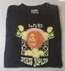 New Janis Joplin Retro Rock Black Cotton T Shirt Short Sleeve Size M 60s 70s Unisex T-Shirt