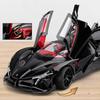 1:18 Project EVO Sports car Alloy Car Model Simulation Sound Light Toy Car Toy Boy Collection Decoration Gift