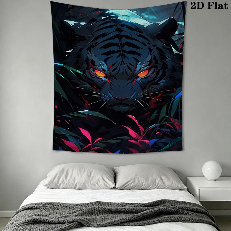 Tiger Pattern Home Decor Tapestry, Wall Hanging, Decorative RV Wall Cloth.SGT0917394