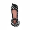 Fashion Flat Cross Strap Rhinestone Ballet Single Shoe Concise Comfortable 2024 New Punk Style Fashion Women Shoes Size 45 Handmade Shoe