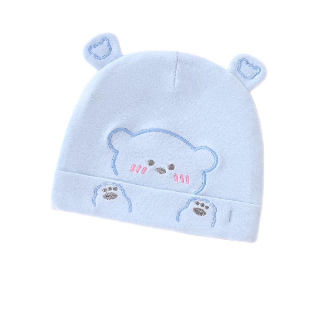 0-6 Month Baby Beanies Autumn Winter Soft Infant Cap Cute Cotton Newborn Fetal Hat Outdoor