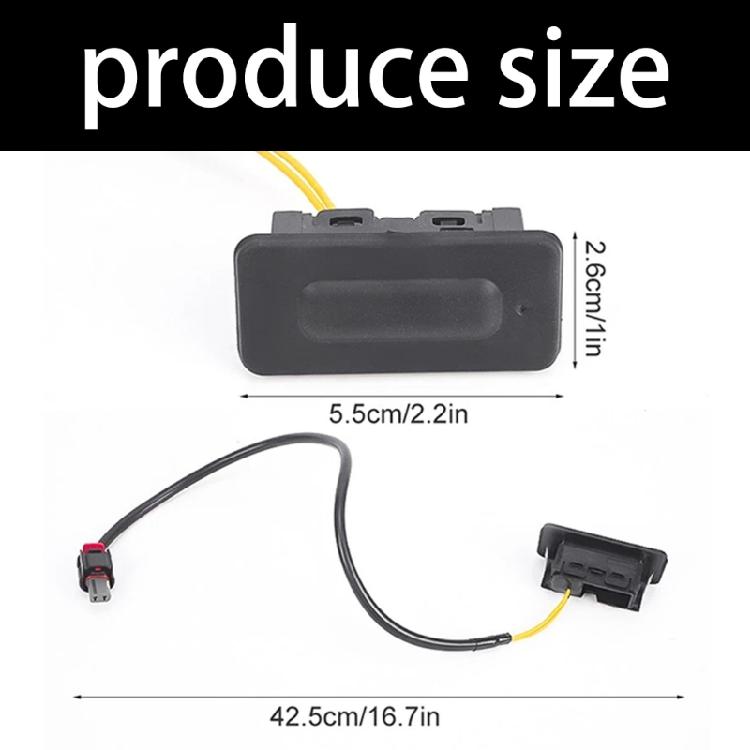 Vehicle Tailgate Release Button Replacement Simple Plugs & Play Setup Tailgate Actuator Switches Replaces 85877553 for Car