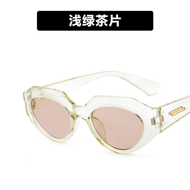 Vintage Cateye polygon Sunglasses Women Sexy Retro Cat Eye Sun Glasses Brand Designer Colorful Eyewear Female