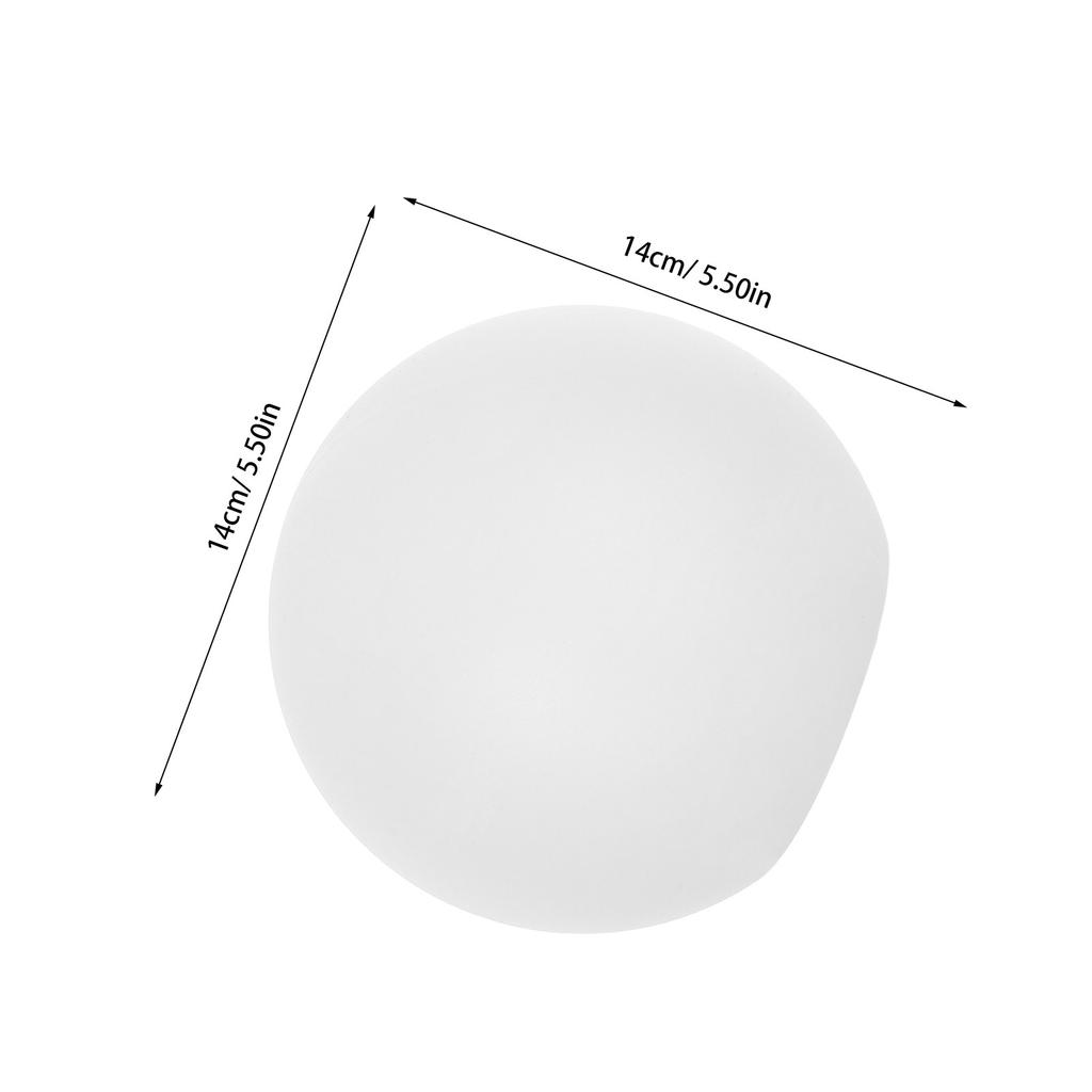 Round Pe Rotational Molded Pendant Lampshade Globe Light Cover for Chandelier Hanging Lamp Soft Diffused Lighting Lamp Shade