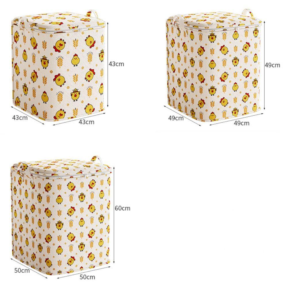 Foldable Clothes Storage Bins Large Capacity Wardrobe Sorting Storage Bucket  Household Organizer