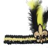 Mardi Gras Sequin Headband Elastic Adjustable for Party Carnival Supplies