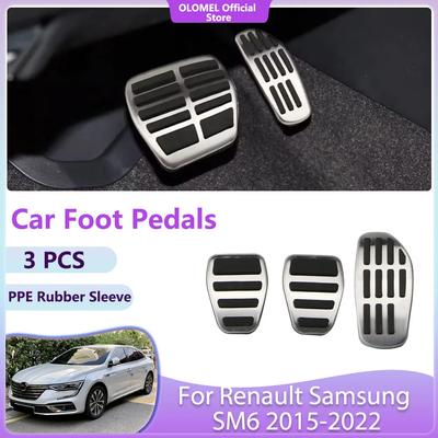 Do Renault Samsung SM6 2015 2016 2017 2018 2019 2020 2024 2024 Pedały samochodowe Hamulce antypoślizgowe Bez wiercenia Pokrywa Podkładka Akcesoria