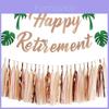 Retirement Party Banners For Summer Celebration And Venue Decor