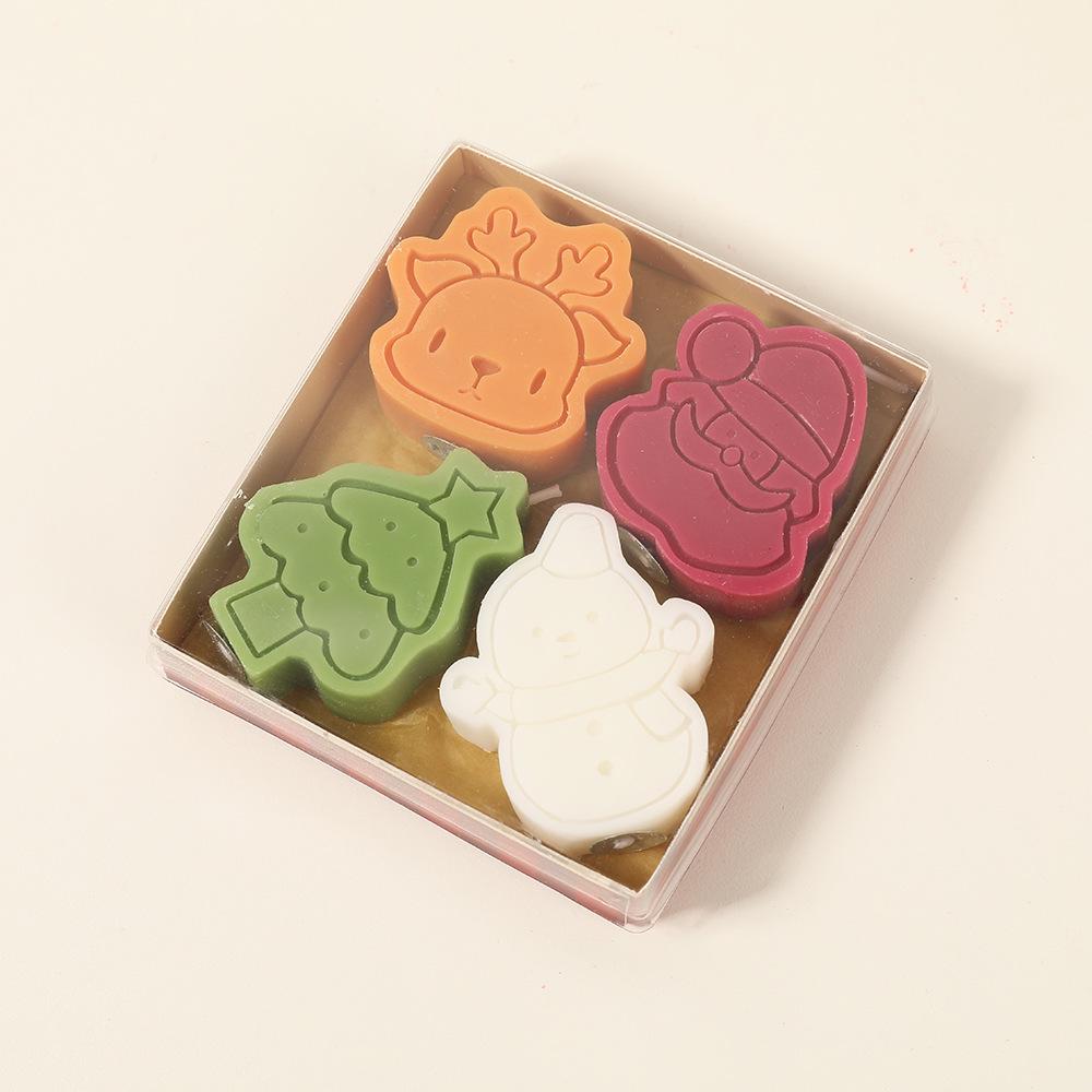 

Creative Holiday Scented Candle Set - Christmas & Halloween Themed Snowflake & Snowman Fragrances