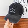New Baseball Cap Hats Women With Letter Embroidery Soft-Top Cap Fashion Versatile Trendy Dad Hat Casual Retro