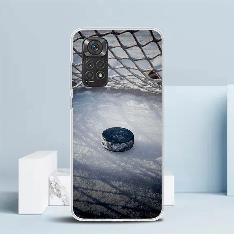 Ice Hockey Rink Sport Phone Case For Xiaomi Redmi Note 15 14 14S 13 12S 12 Pro Plus 11S 11 11T 11E 10S 10 + Soft TPU Back Cover