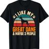 Great Dane Introverted Gentle Dog Lover Gerunisex Mastiff T Shirt Vintage Washed Unisex Designer Clothes Versatile