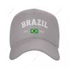 Baseball Cap Brazil EST Independence Day Wild Sun Shade Peaked Adjustable Outdoor Caps