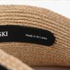 Helen Kaminski Rosalie Natural Black Visor Sun Cap Hat51251