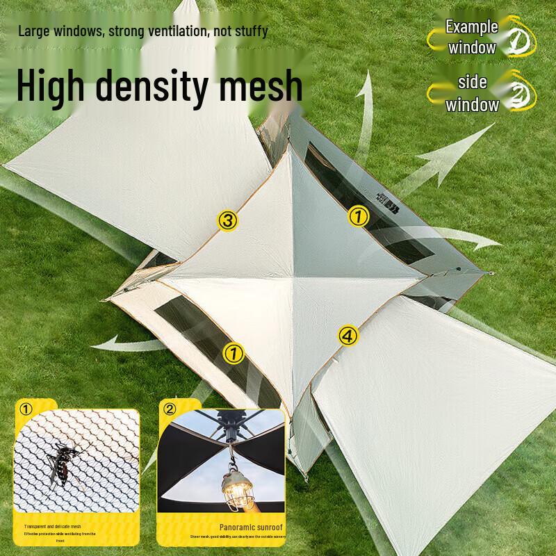 Explorer Automatic Pop-Up Camping Tent with Sun Protection