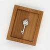 S925 Sterling Silver Moissanite Key Pendant Necklace for Women - Classic Carat Fashion Jewelry