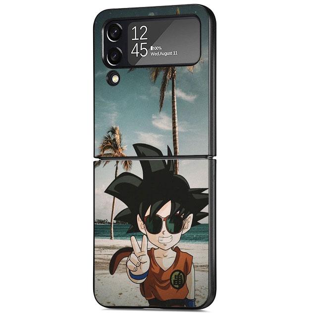 

Чехол с логотипом аниме «Дракон» для Samsung Galaxy Z Flip 3 5G ZFlip Z Flip 4 ZFlip3 zflip Flip4 Flip3, черный чехол Samsung Z Flip 5G