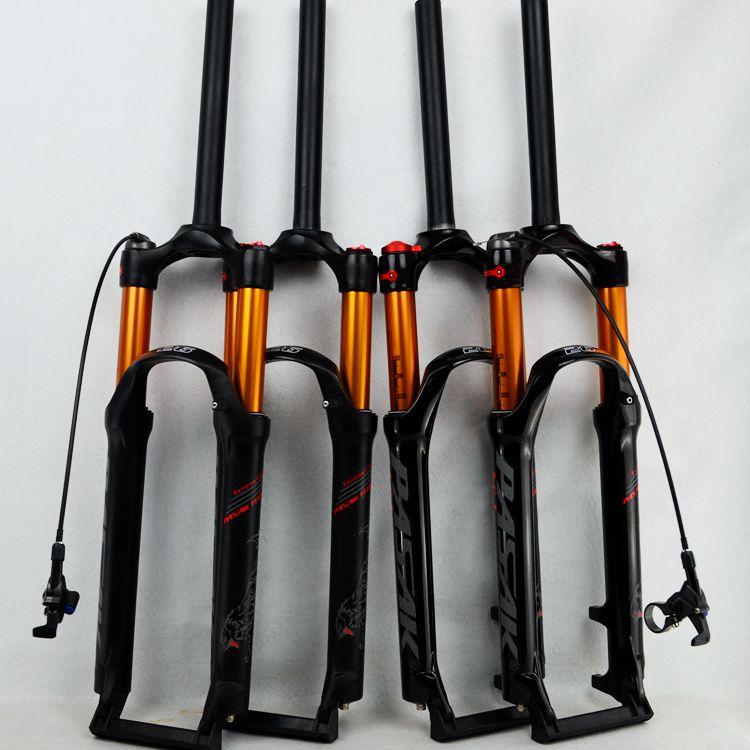 PASAK Magnesium Alloy MTB Bicycle Fork Supension Air 26/27.5/ 29er Inch Mountain Bike 32 RL100mm Fork For A Bicycle Accessories