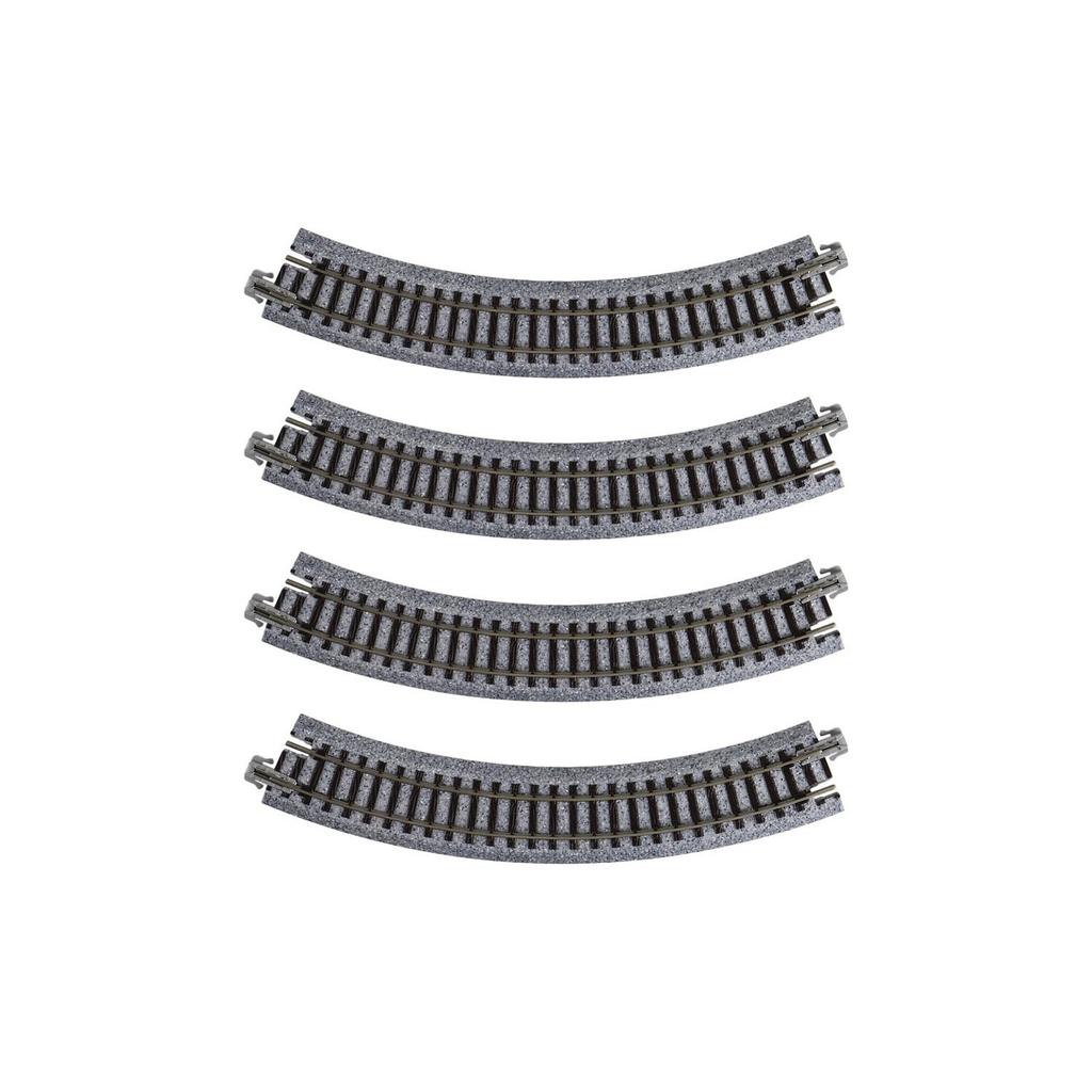Kato N Gauge Unitrack Compact Curved Track R183-45deg (4 Pieces) 20-172 (Railway Model Supplies)