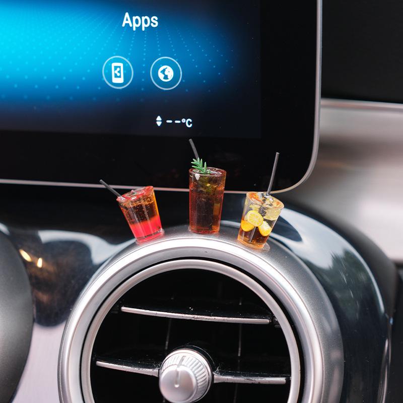 Americano Healing Dashboard Ornament: Mini Interior Decoration for Cars