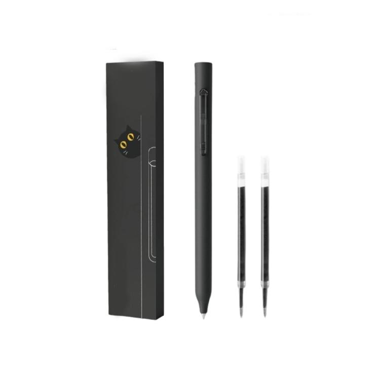

Pack of 0.5mm Ink Roller Ball Pen Fine Point Pen For Exams Office School Writing Smooth Quick Drying Clicks Gel Pen Set чорний