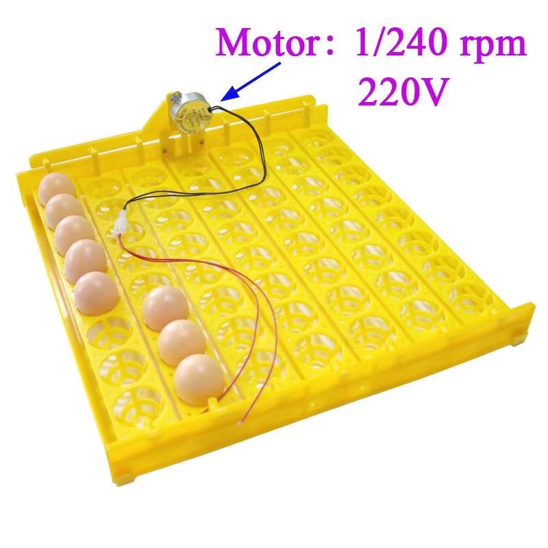 56 Eggs Incubator Turn Tray Chickens Ducks Poultry Automatically Brooder Turntable Turn Eggs Incubation Equipment