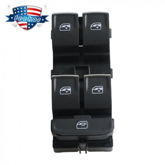 Front Left Side Power Door Window Switch for VW Atlas Golf Jetta Tiguan