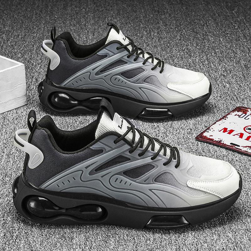 Men's shoes spring new men's low-top versatile running sports thick-soled shock-absorbing dad shoes