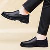 Male Genuine Leather Flats Classic Men Shoes for Wedding Casual Slip On Formal Loafers Men Moccasins Italian Male Walking Shoes