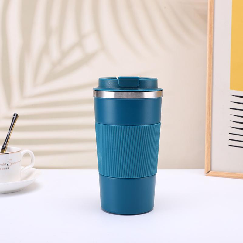 Stainless Thermos Mug Coffee Accompanying Cup Mug Ladies Stylish Girls Mens Water Cup Portable Big Cap Simple Durable