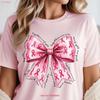 Pink Ribbon T Shirt Breast Cancer Awareness In October We Wear Survivor Cancel Fighter Cute Vintage Casual Unisex