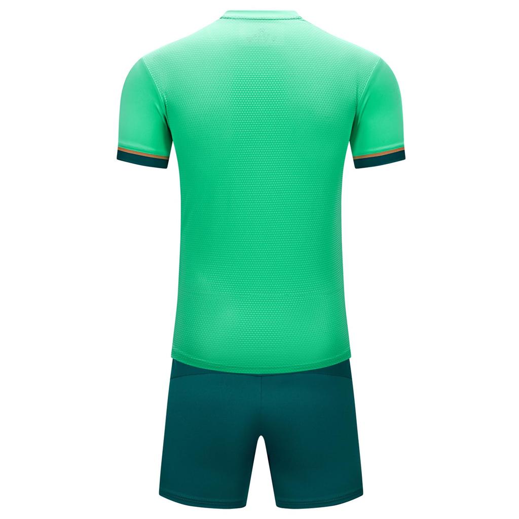 Kelme Men's Soccer Practice Set: Football Shirt and Pants (Green, XL)